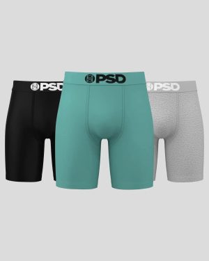 underwear factory Solids 3 Pack - Sea
