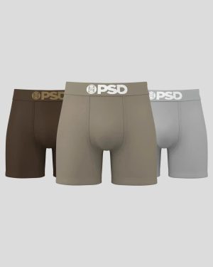 underwear factory Solids 3 Pack - Earth Tones
