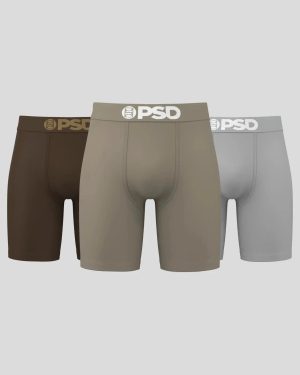 underwear factory Solids 3 Pack - Earth Tones