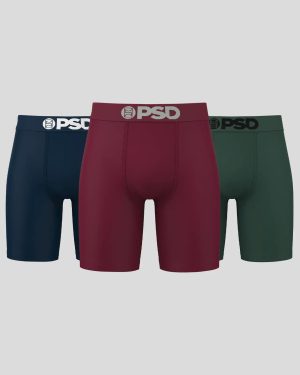 underwear factory Solids 3 Pack - Dark Tones