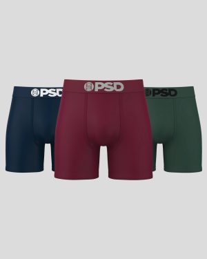 underwear factory Solids 3 Pack - Dark Tones