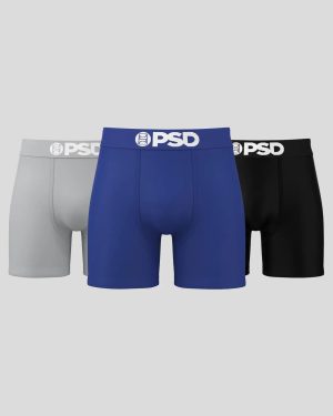 underwear factory Solids 3 Pack - LA Blue