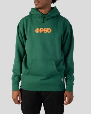 underwear factory PSD Green Hoodie